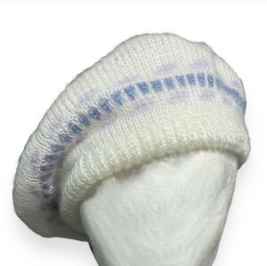 WARM COUNTRY Pastel Knit Multicolored Beret